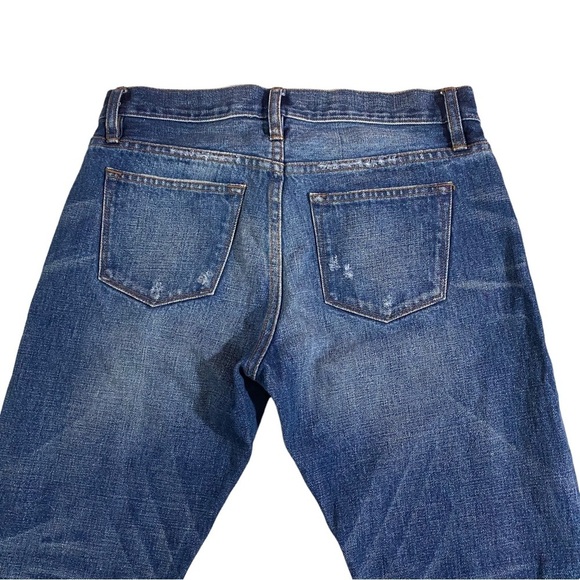 J. Crew Jeans Slim Broken-In Boyfriend Jeans Women Sz 25 x28 Whiskered Denim - Picture 9 of 12